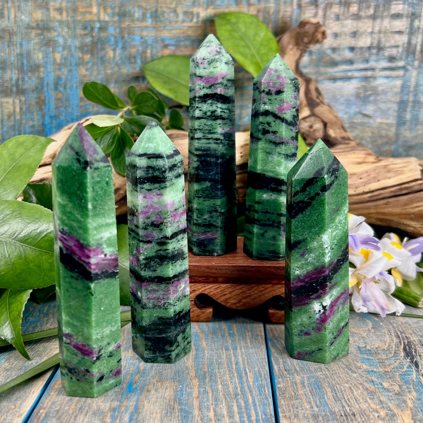Ruby Zoisite towers