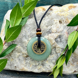 Abundance Green Aventurine Necklace - Sacred Earth Amulet
