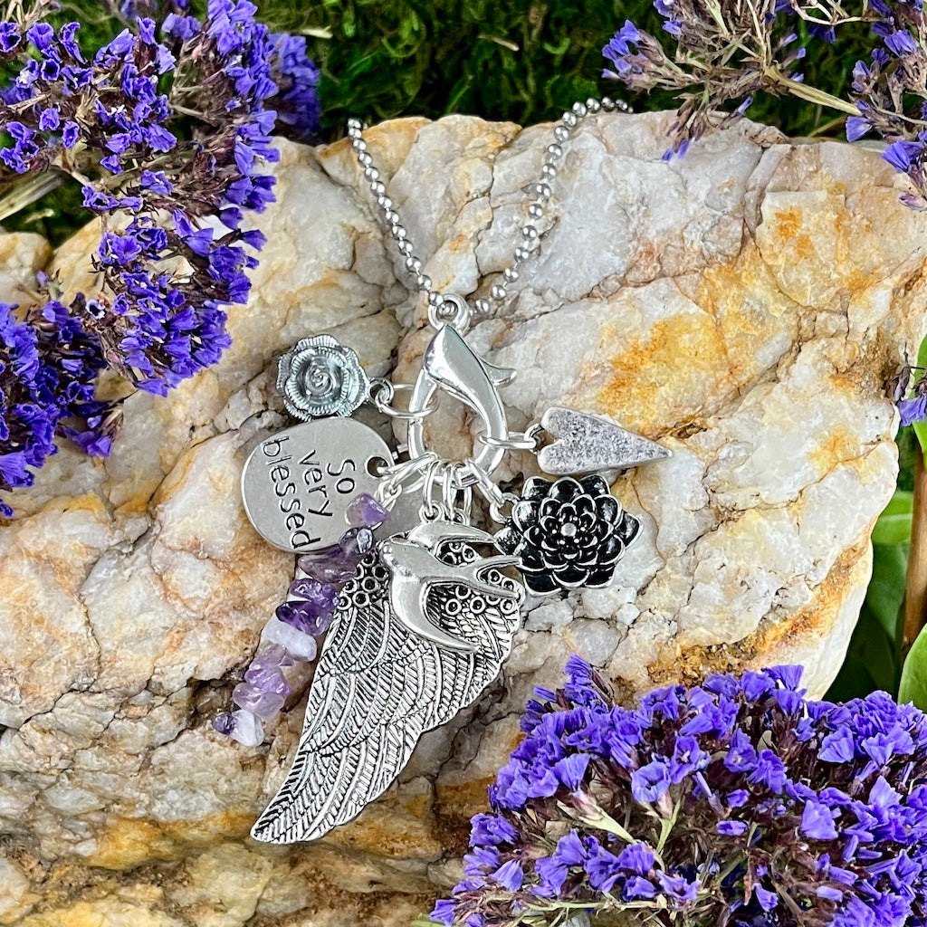 So Very Blessed Charmed Life Necklace