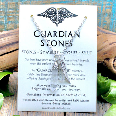 Quartz Guardian Stone Necklace