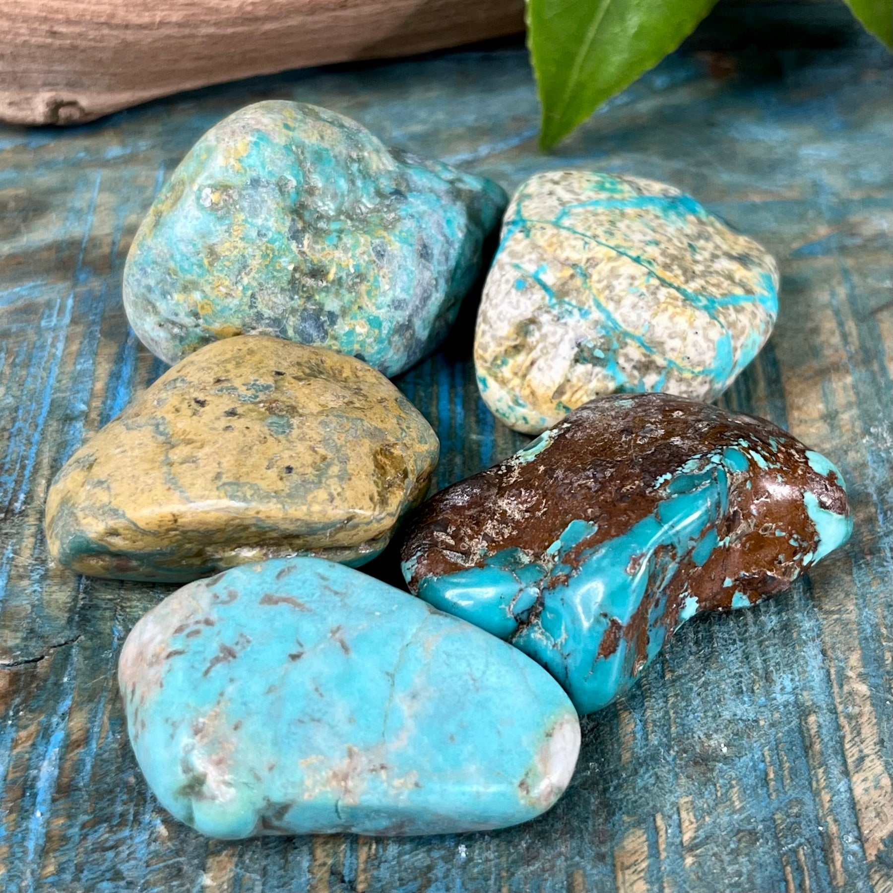 Turquoise rocks
