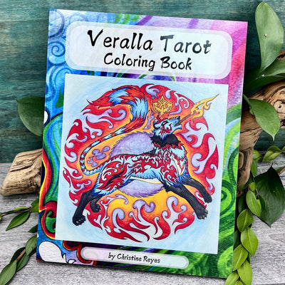 Veralla Tarot Coloring Book: Full 78 Card Tarot Set