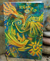 Shine - Blank Greeting Card