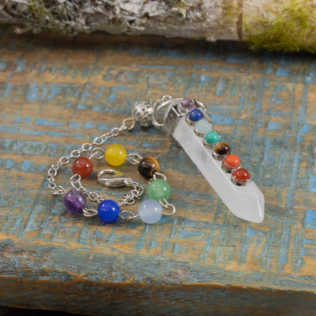 Quartz Chakra Pendulum