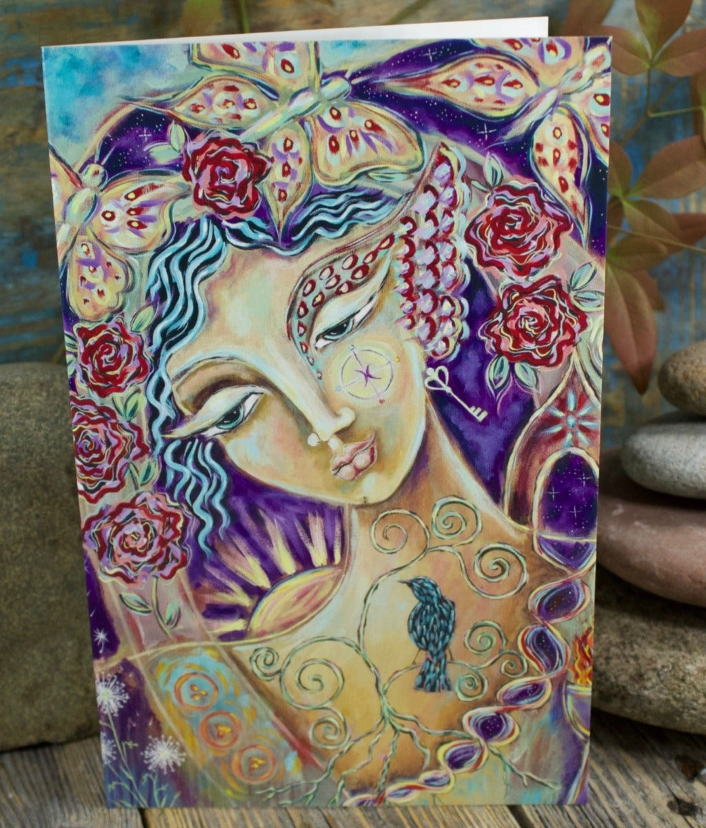 Dream Keeper Blank Greeting Art Card 