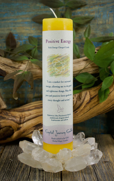 Positive Energy Herbal Magic Candle