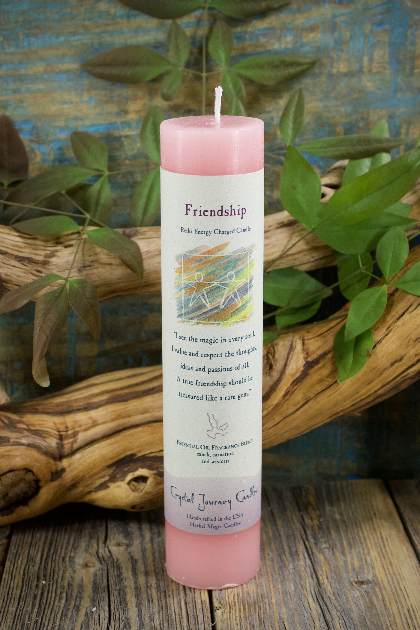 Friendship Herbal Magic Candle