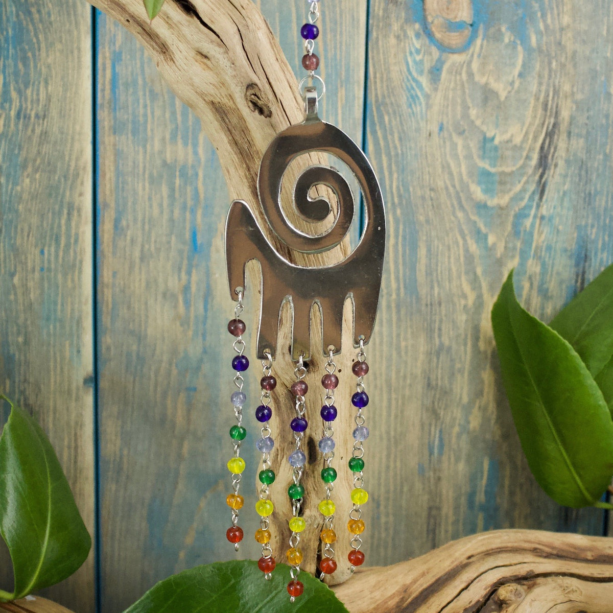 Beaded Hand Suncatcher