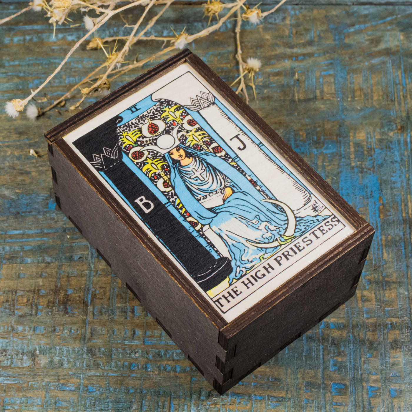 Tarot Card Wooden Box