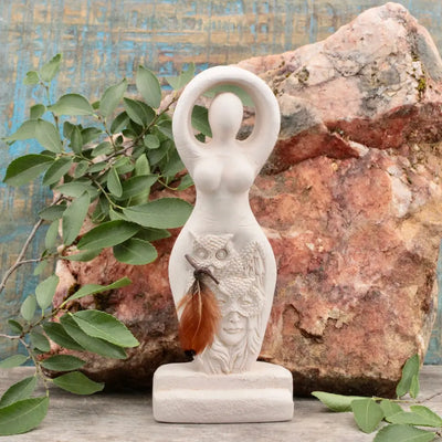 Owl Goddess Statue