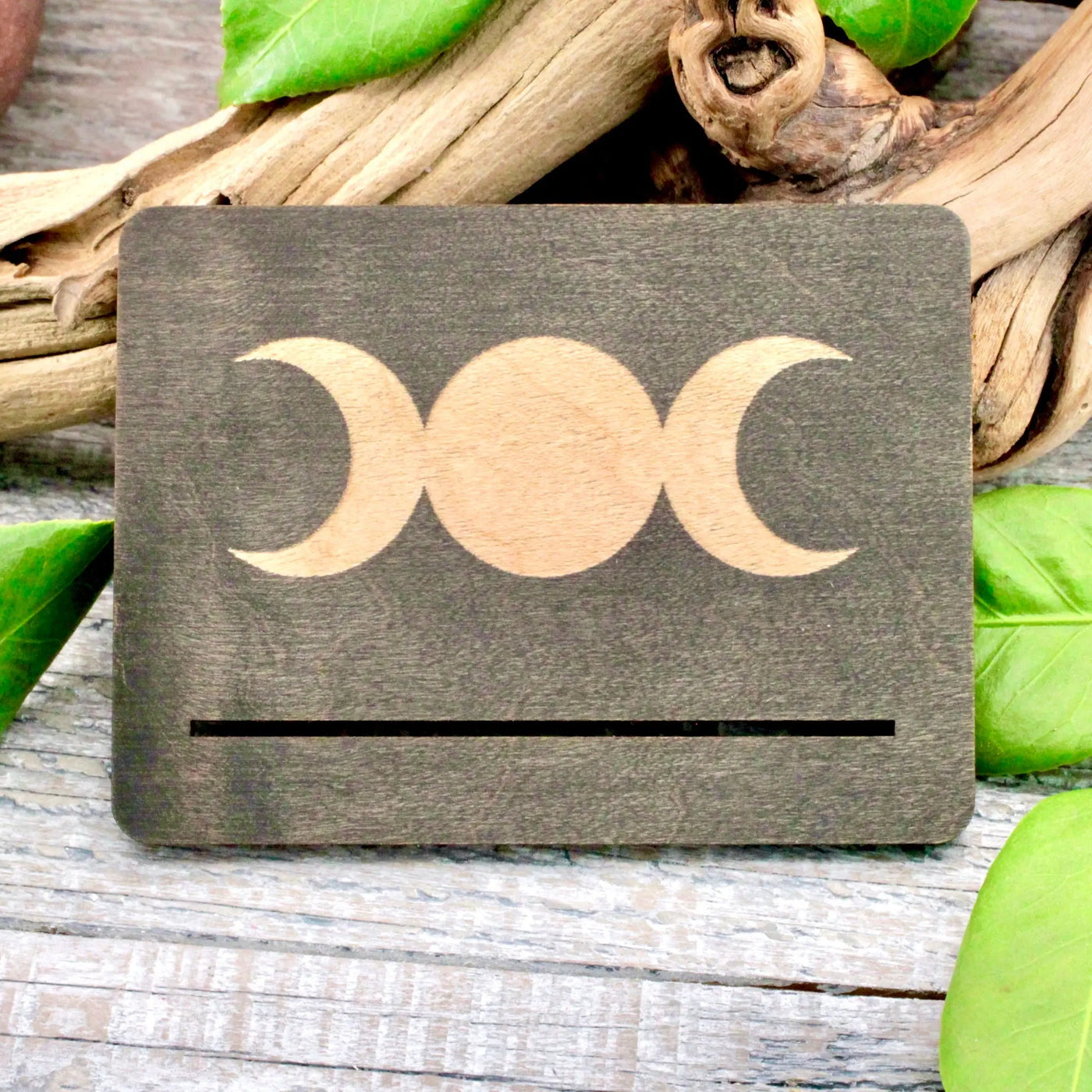 Triple Moon Card Holder