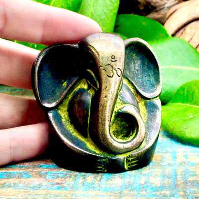 Brass Ganesha - 2"