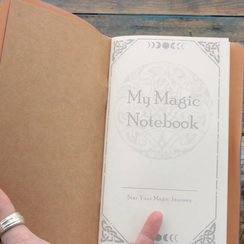 Embossed Leather Journal - Tree of Life Design
