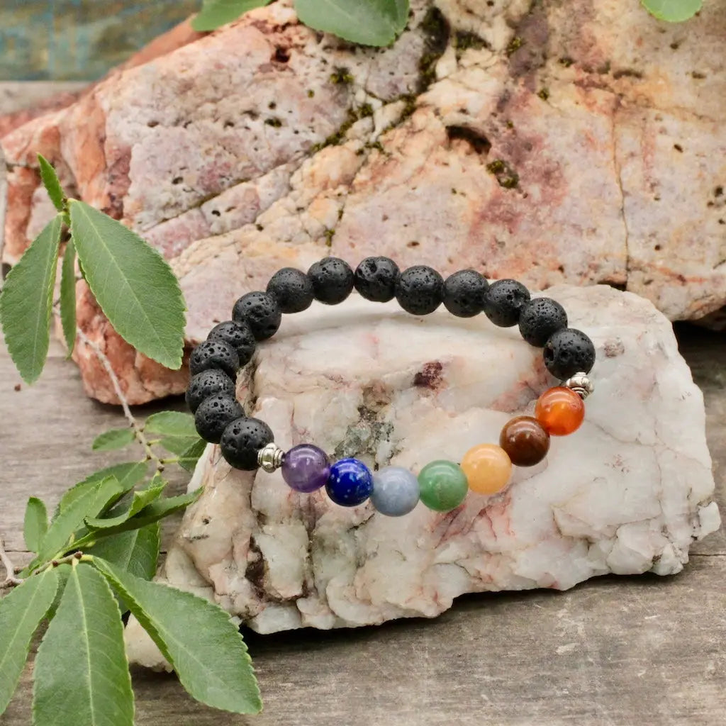 Lava & Chakra Bracelet