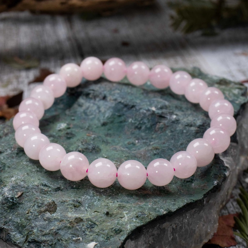 Rose Quartz Bracelet, Multiple Sizes