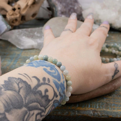 Aquamarine Beaded Bracelets