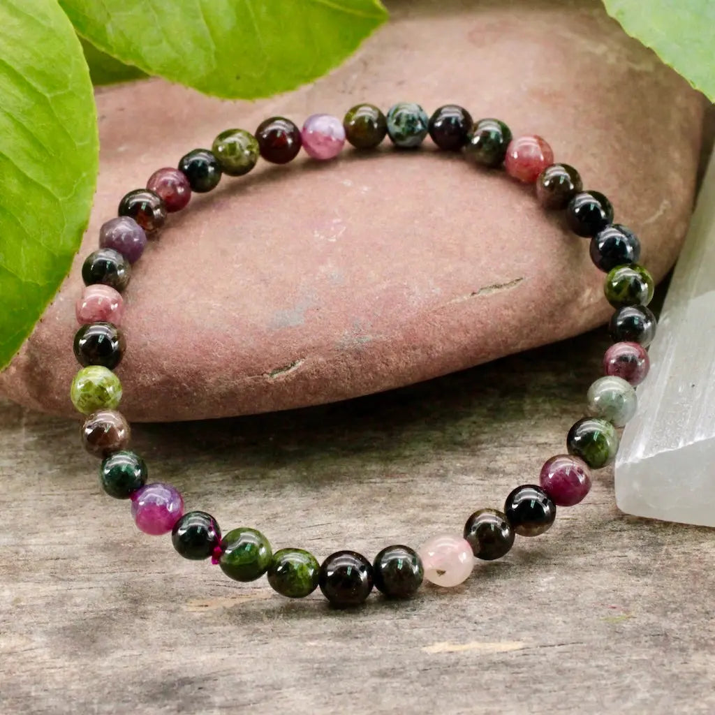 6mm Mixed Tourmaline Bracelet