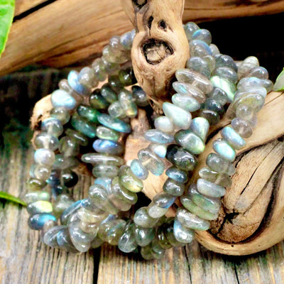 Labradorite Chunky Chip Bracelet