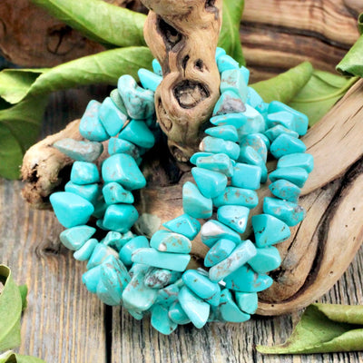 Magnesite Chunky Chip Bracelet