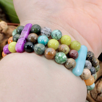 Sacred Stone Mix Cuff Bracelet