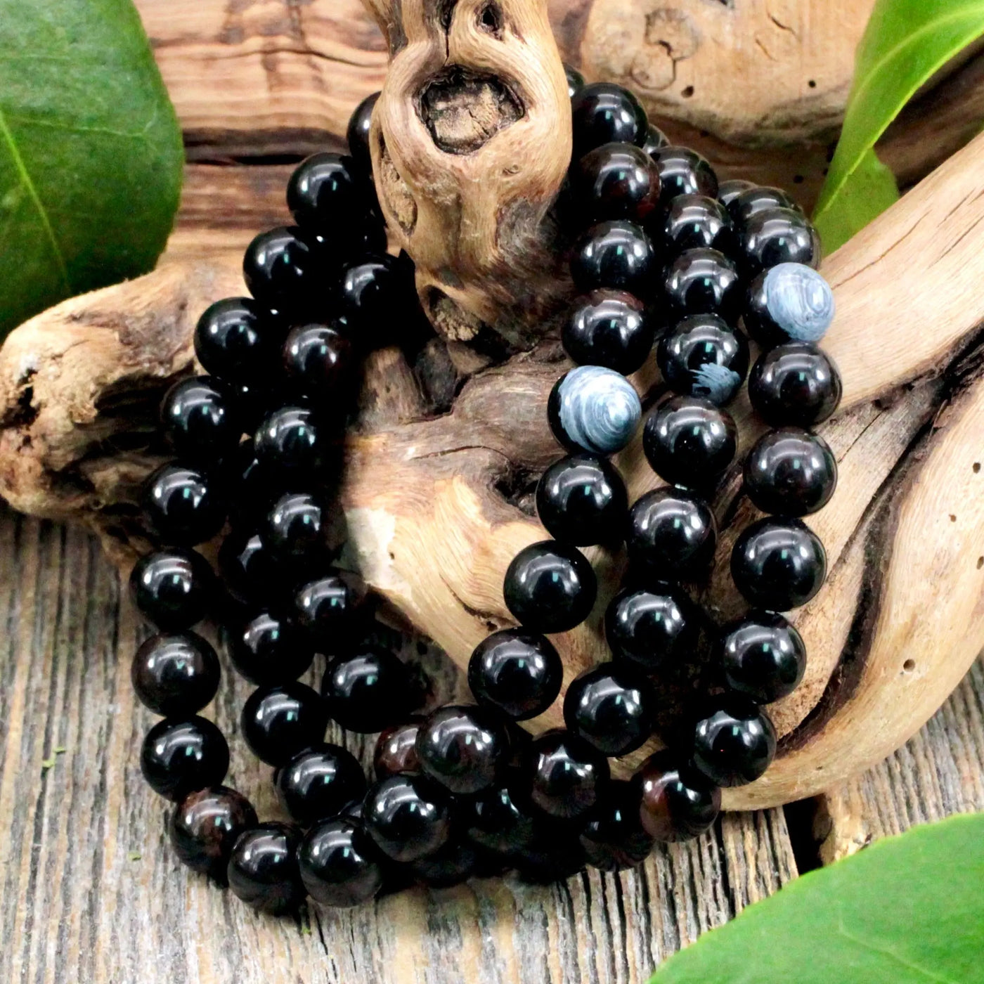 Mixed Obsidian Bracelet - 8mm