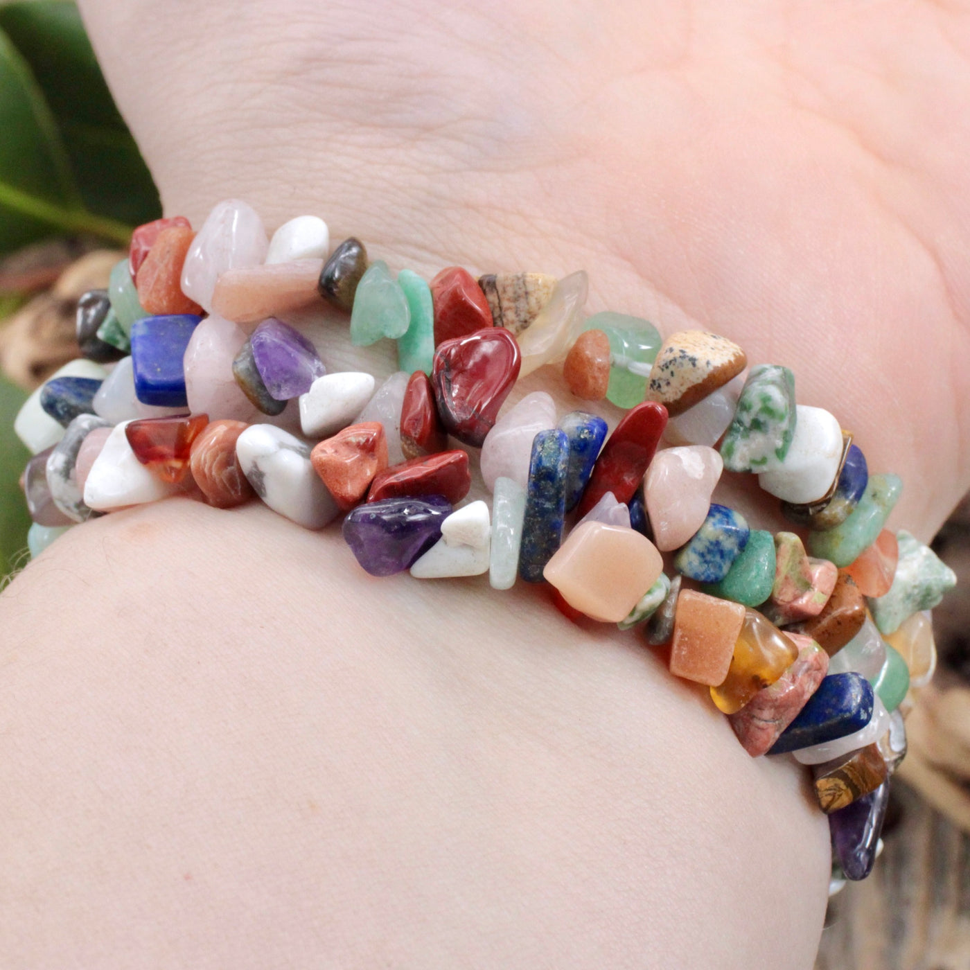 Sacred Stone Mix Chip Bracelet