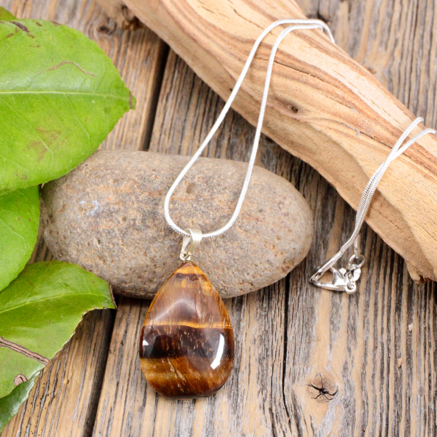 Tigers Eye Drop Pendant