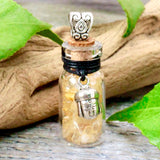 Citrine Enlightenment Spell Jar Necklace
