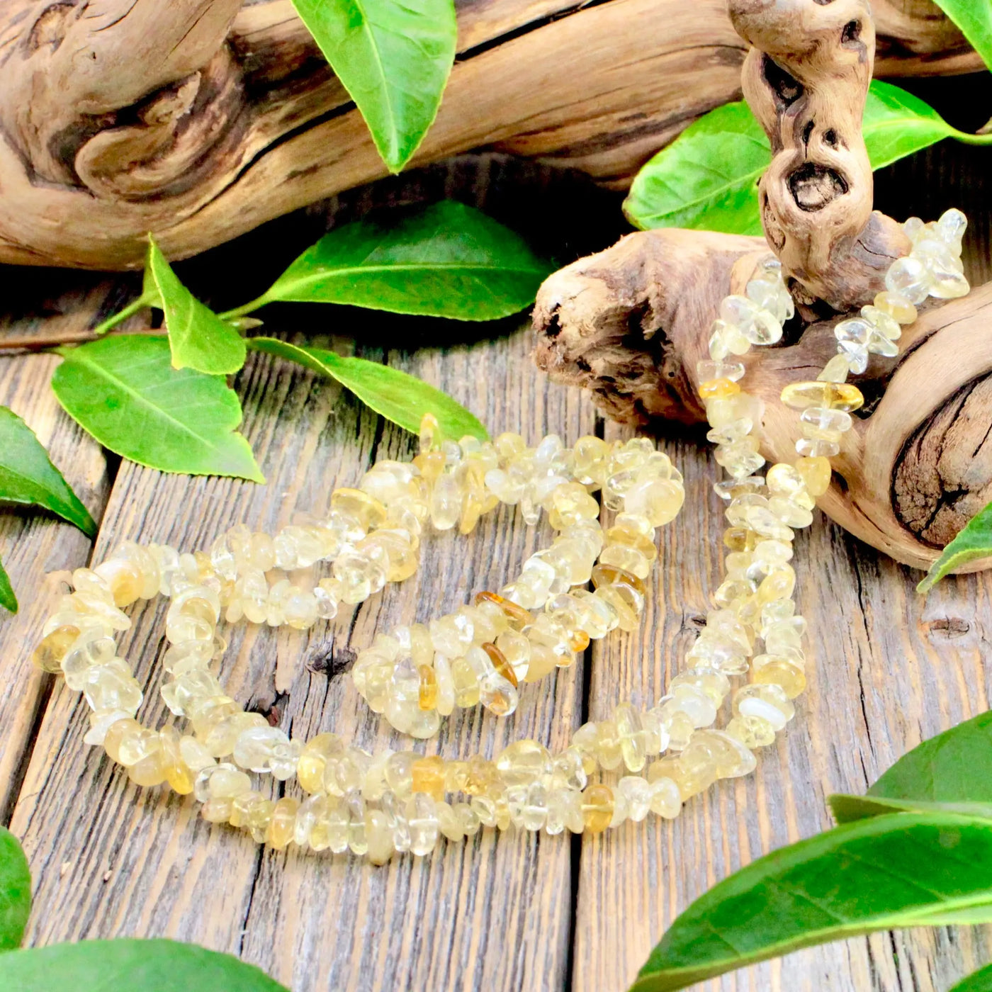 Citrine Chip Necklace