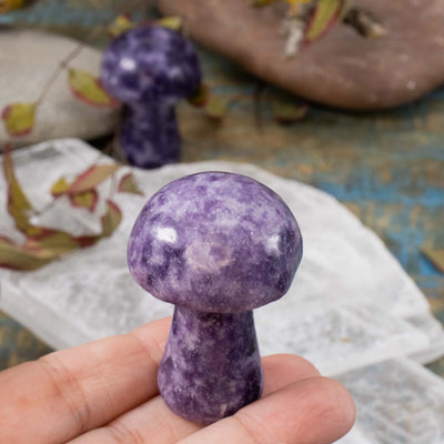 Lepidolite Mushroom