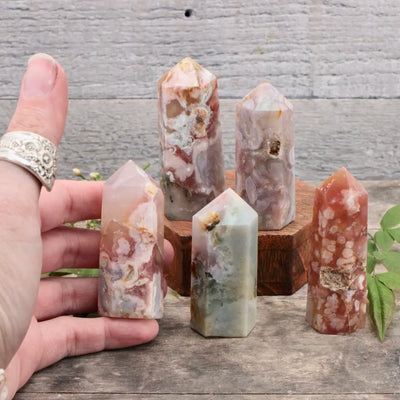 Flower Agate Tower Medium