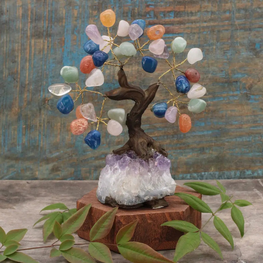 Multi-Stone Crystal Tree Large