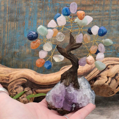 Multi-Stone Crystal Tree Large