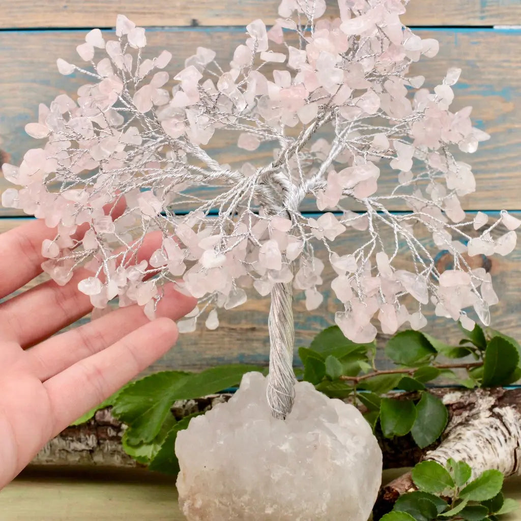 Copy of Quartz Crystal Tree with Zeolite Base