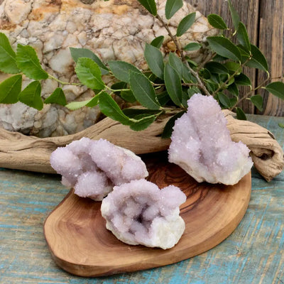 Lavender Spirit Quartz Druzy Cluster