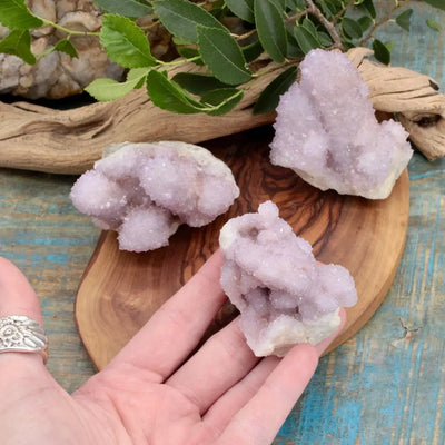 Lavender Spirit Quartz Druzy Cluster