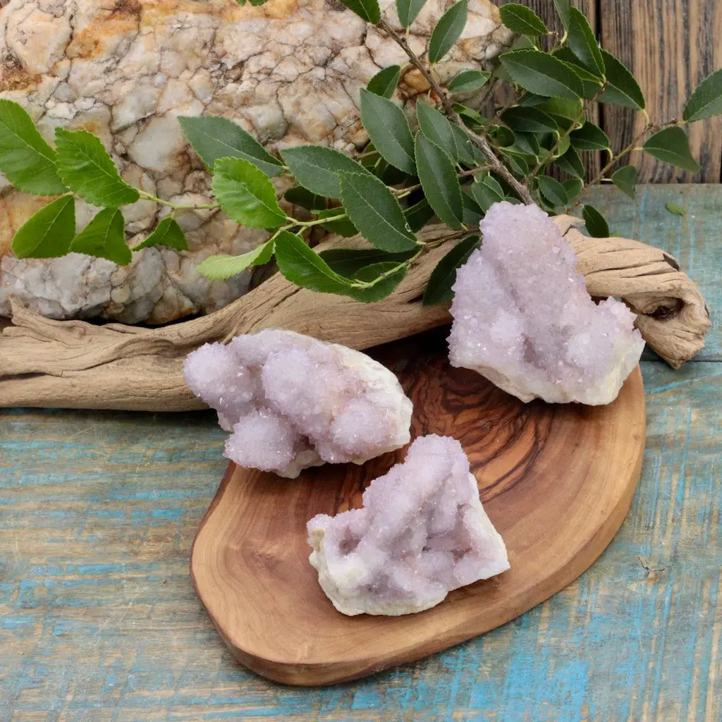 Lavender Spirit Quartz Druzy Cluster