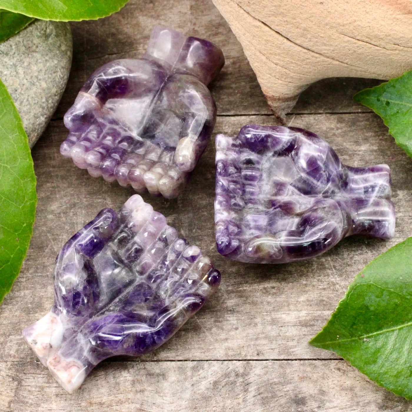 Amethyst Crystal Hand