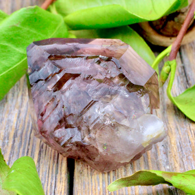 Hallelujah Elestial Smoky Amethyst Point