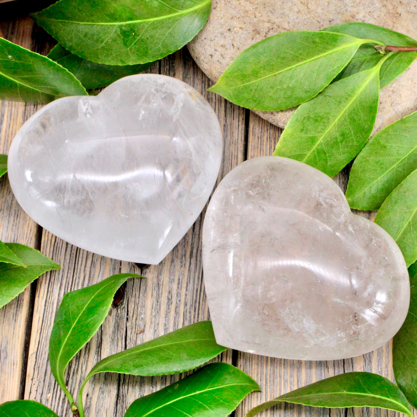 Clear Quartz Heart