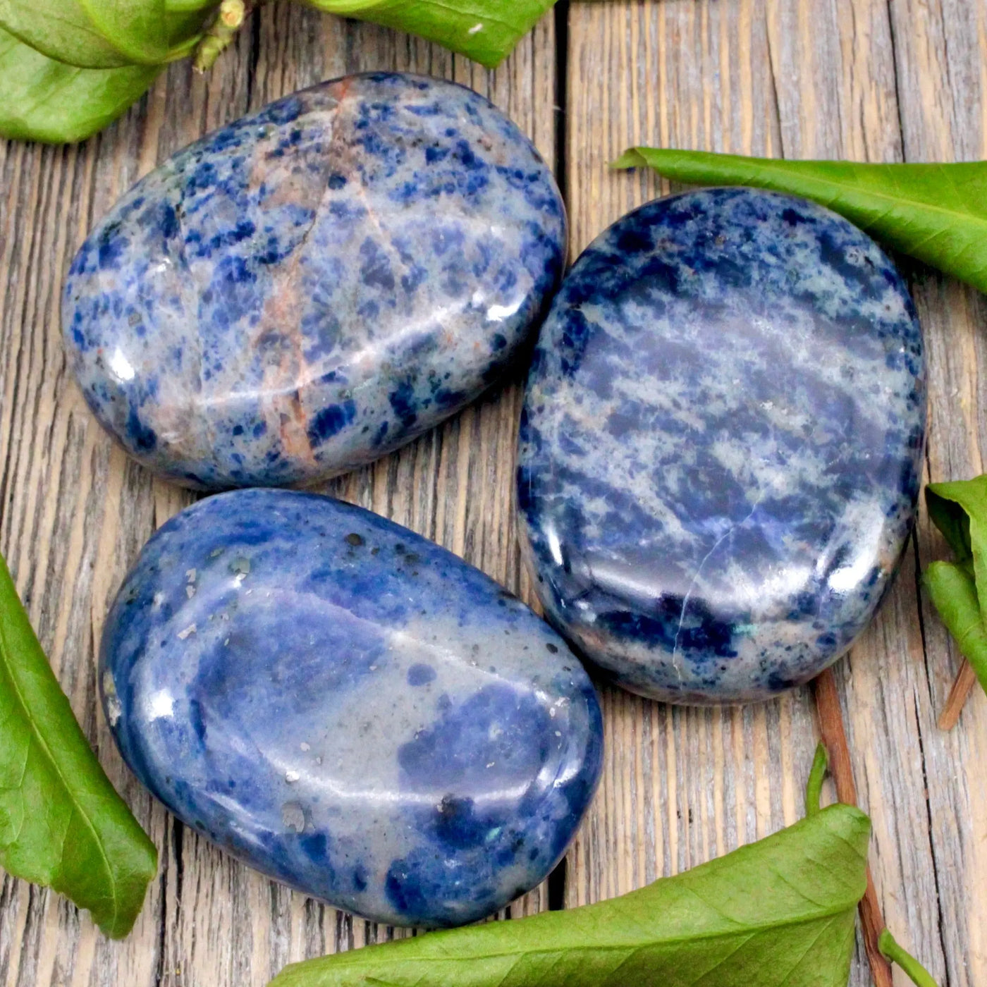 Sodalite Palm Stone