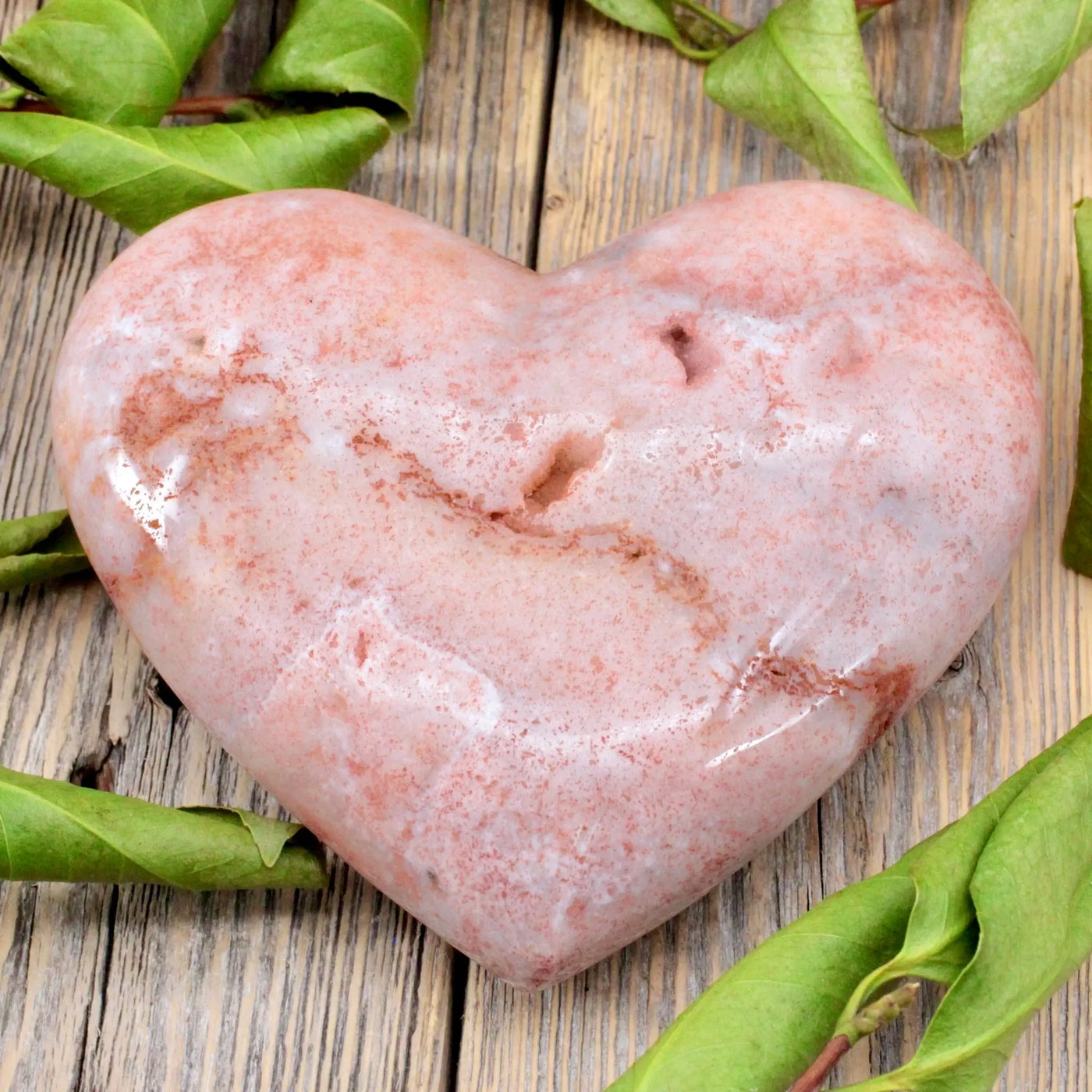 Pink Amethyst Heart