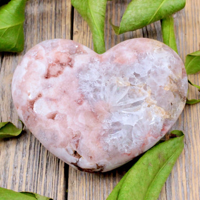 Pink Amethyst Heart