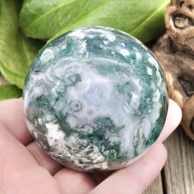 Moss Agate Sphere