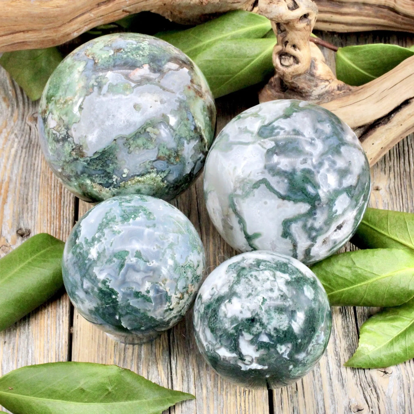 Moss Agate Sphere