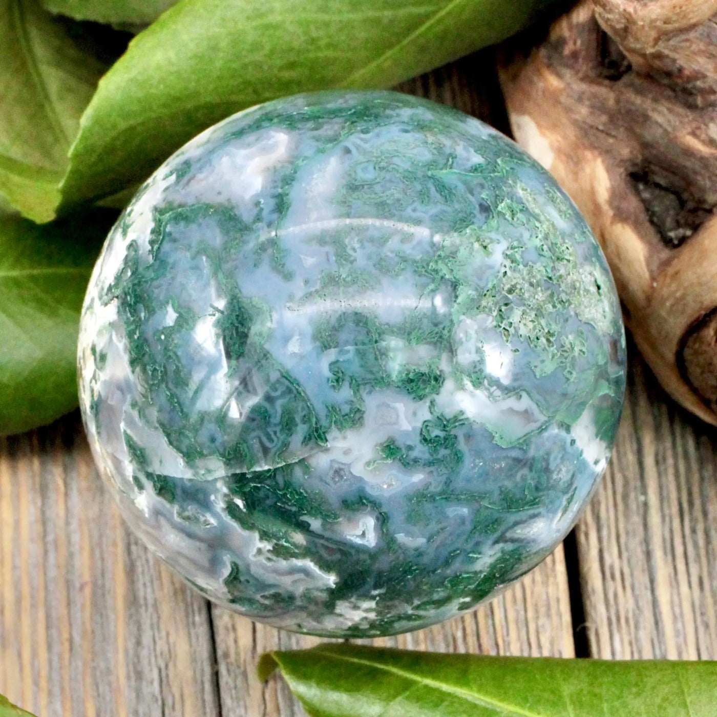 Moss Agate Sphere