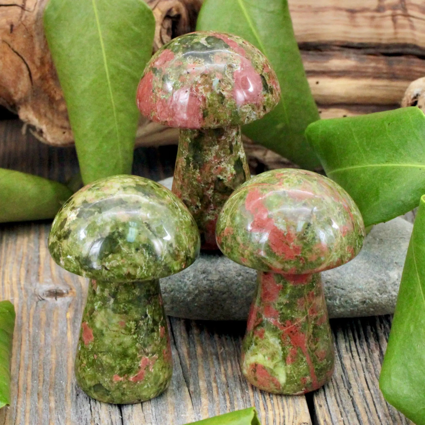 Unakite Mushroom