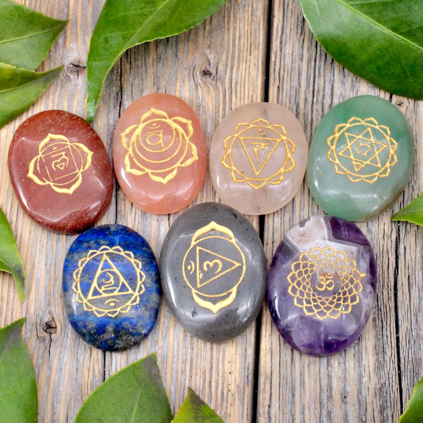 Chakra Worry Stone Set