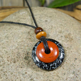 Red Jasper and Snowflake Obsidian Destiny Duo